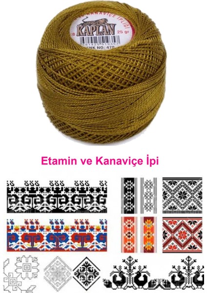 Etamin ve Kanaviçe İpi 8 No Kod/renk: 470 fiyatları