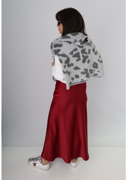 Saten Etek Bordo L