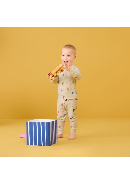 Organik Pamuklu 2 Parça Uzun Pijama 1.0 TOG