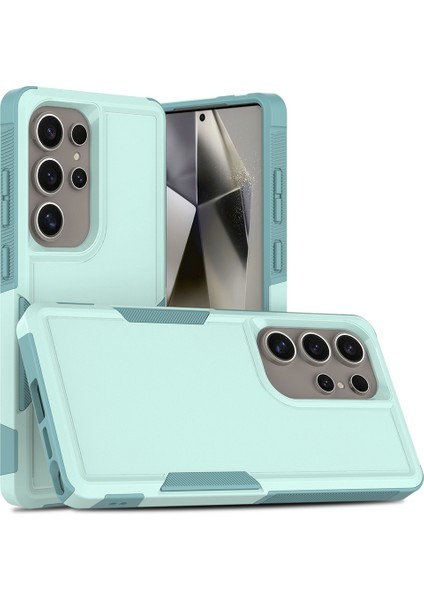 Samsung Galaxy S25 Ultra 2'si 1 Arada Pc+Tpu Darbeye Dayanıklı Telefon Kılıfı (Yurt Dışından)