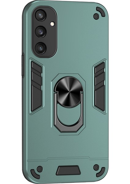 Samsung Galaxy S25 Pc+Tpu Halka Çubuğu ile Drop Defend Telefon Kapağı (Yurt Dışından)