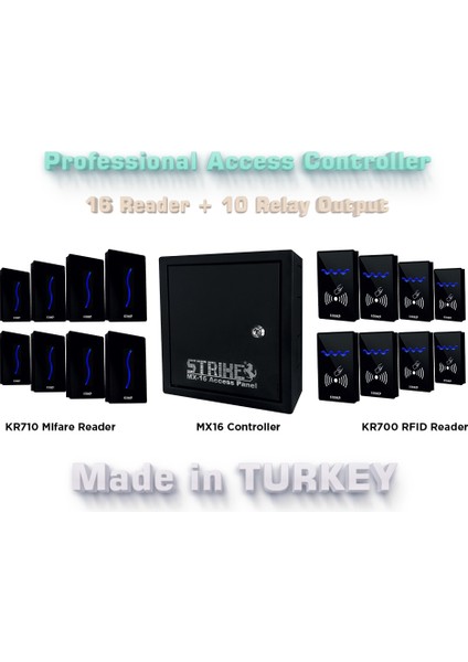 Strıke Mx 16 Lı Access Geçiş Kontrol Paneli