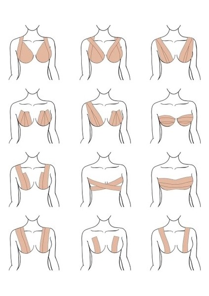 Göğüs Ucu Kapatıcı, Dikleştirici ve Şekillendirici Bant fiyatları