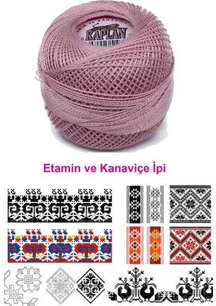 Etamin ve Kanaviçe İpi 8 No Kod/renk: 202 fiyatları