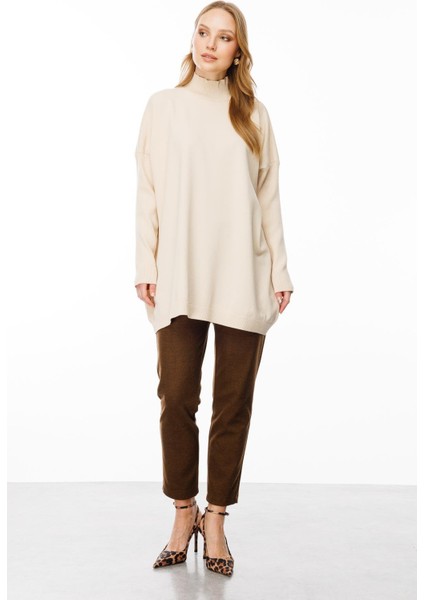 Yarım Balıkçı Triko Tunik-Ten fiyatları