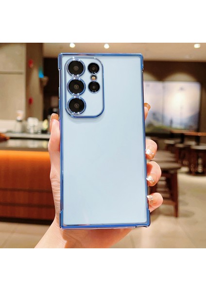 Samsung Galaxy S25 Ultra Elektroliz Çerçeve Tpu Yumuşak Telefon Kapağı (Yurt Dışından)