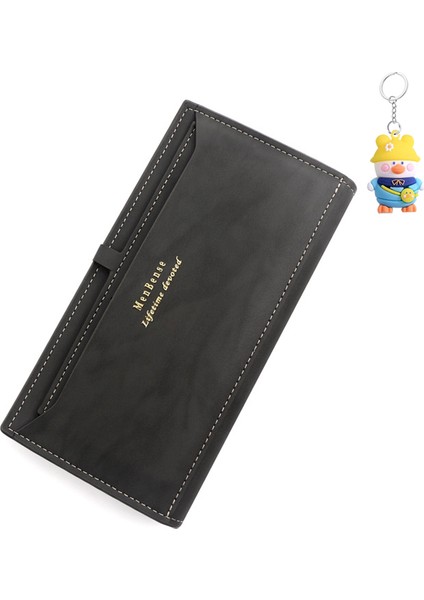Moda Iş Erkekler Cüzdan Uzun Kişiselleştirilmiş Clutch Büyük Kapasiteli Clutch Cüzdan (Yurt Dışından)