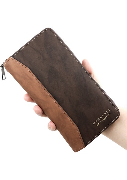 Erkek Orta Uzunluk Fermuarlı Para Zincirçantası Büyük Kapasiteli Elçantası Cep Telefonuçantası Bozuk Para Kartıtutucu (Yurt Dışından) fiyatları