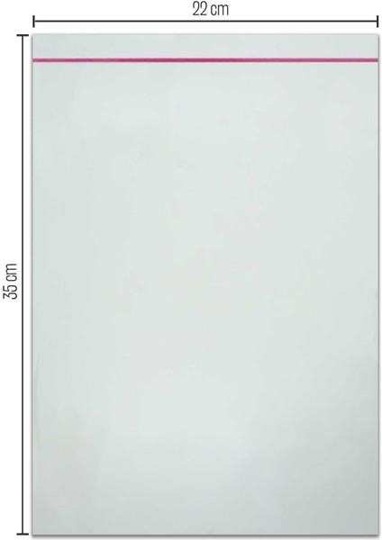 22*35 Bantlı Opp (Parlak-Şeffaf) Jelatin 100 Adet