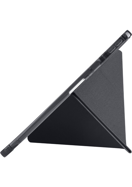 Huawei Matepad Se 11 Inç Uyumlu Standlı Uyku Modlu Kalemlikli Trifolding Fuchsia Tablet Kılıfı