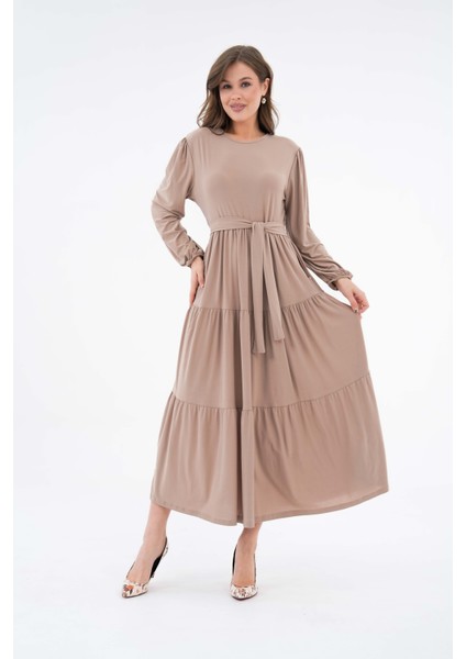 3 Boğumlu Cepli Sandy Elbise modelleri