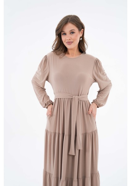 3 Boğumlu Cepli Sandy Elbise fırsatları