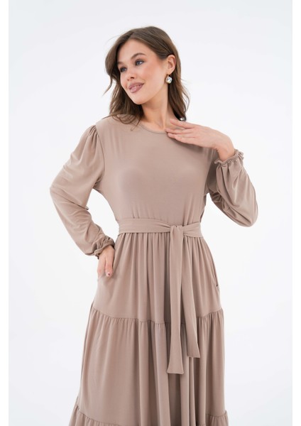 3 Boğumlu Cepli Sandy Elbise indirimleri