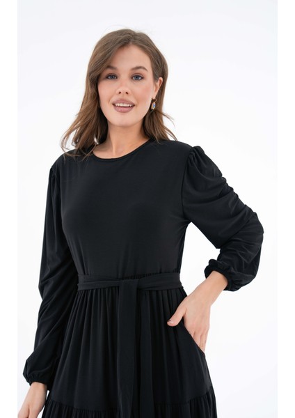 3 Boğumlu Cepli Sandy Elbise fırsatları