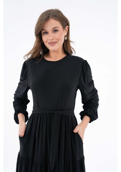 3 Boğumlu Cepli Sandy Elbise indirimleri