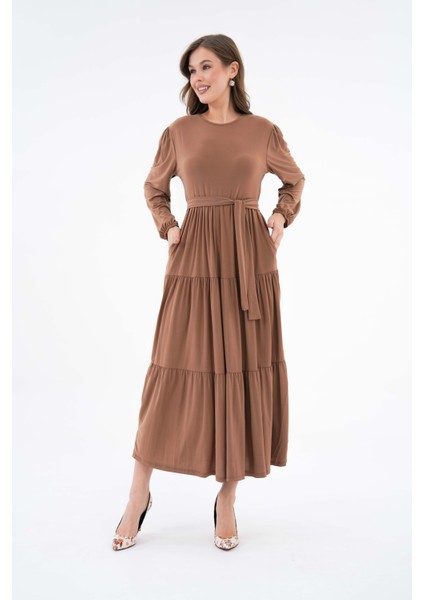 3 Boğumlu Cepli Sandy Elbise fiyatları