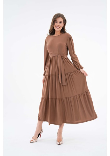 3 Boğumlu Cepli Sandy Elbise modelleri