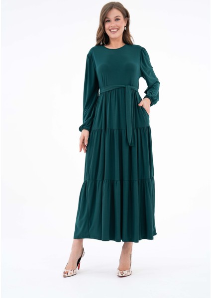 3 Boğumlu Cepli Sandy Elbise modelleri