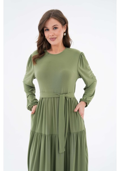 3 Boğumlu Cepli Sandy Elbise modelleri