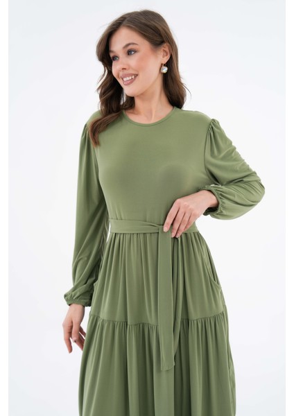 3 Boğumlu Cepli Sandy Elbise fırsatları