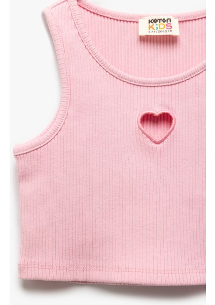 Kalp Pencere Detaylı Kolsuz Ribanalı Atlet modelleri