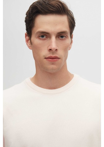 Ds Damat Regular Fit Pudra Tüylenme Yapmayan Bisiklet Yaka Triko Kazak 5HF06ORT12004 fiyatları