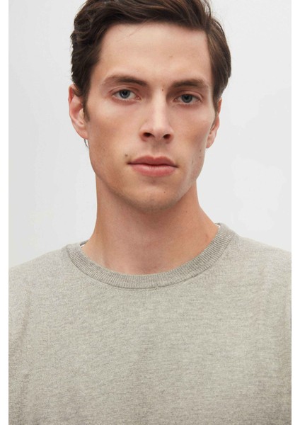 Ds Damat Regular Fit Gri Tüylenme Yapmayan Bisiklet Yaka Triko Kazak 5HF06ORT12004 fiyatları