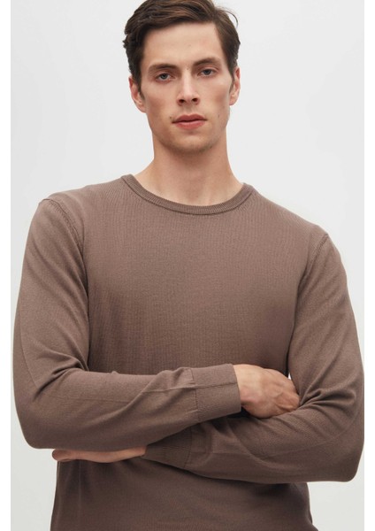 Ds Damat Regular Fit Vizon Tüylenme Yapmayan Bisiklet Yaka Triko Kazak 5HF06ORT12004 fiyatları