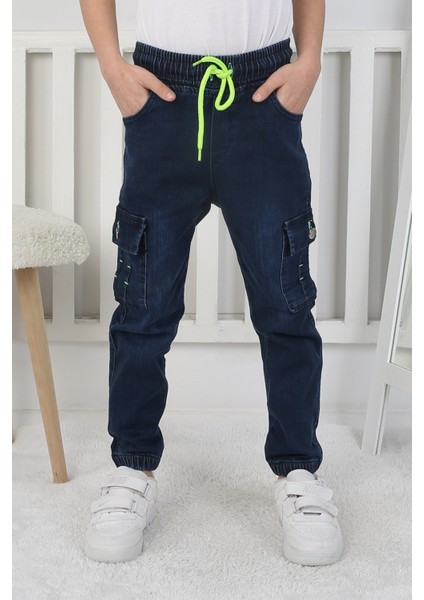 Komutan Cepli Erkek Çocuk Lacivert Kot Pantolon 2465 modelleri