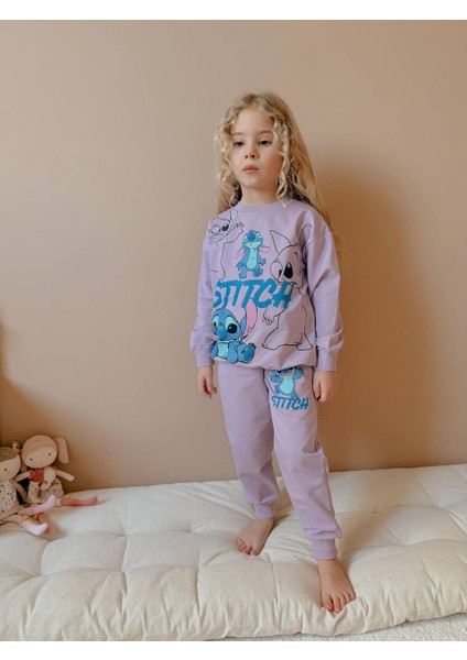 Yigit Butik Karakter Baskılı Kız Çocuk Alt Üst Takım