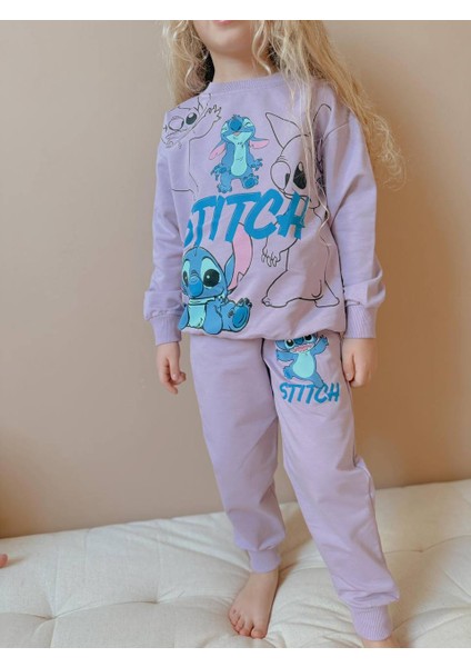 Yigit Butik Karakter Baskılı Kız Çocuk Alt Üst Takım