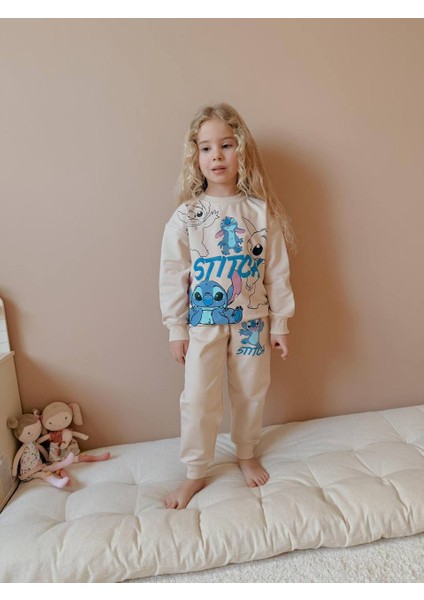 Yigit Butik Karakter Baskılı Kız Çocuk Alt Üst Takım