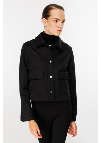 Cepli Kısa Spor Ceket-Siyah modelleri