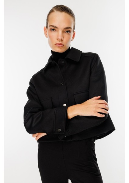 Cepli Kısa Spor Ceket-Siyah indirimleri