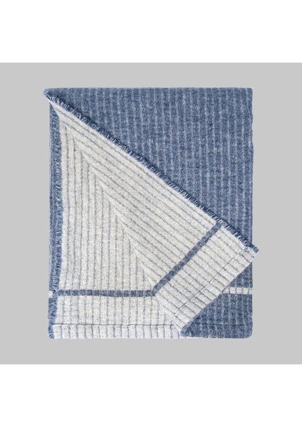 Barley Throw 130 x 170 cm Mavi