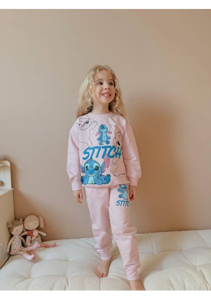 Yigit Butik Karakter Baskılı Kız Çocuk Alt Üst Takım