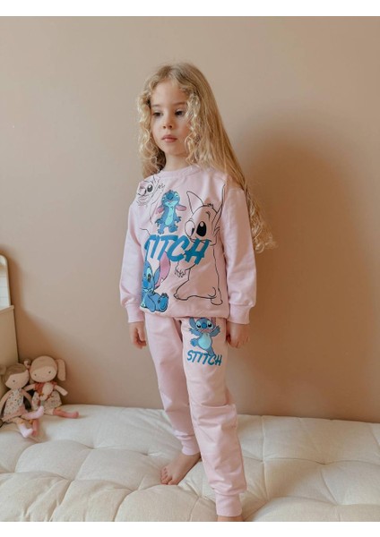 Yigit Butik Karakter Baskılı Kız Çocuk Alt Üst Takım