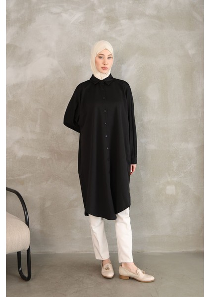 Yarasa Kol Tunik-Siyah