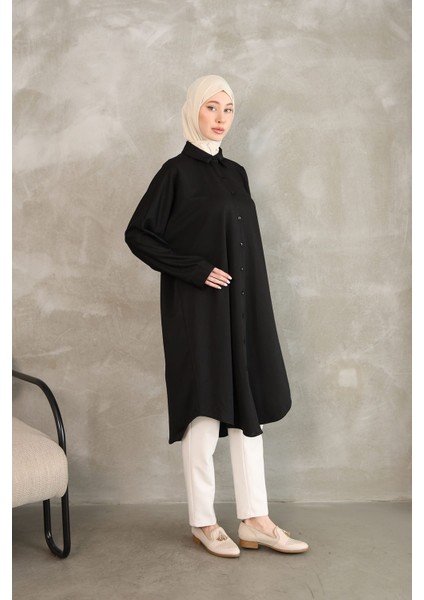 Yarasa Kol Tunik-Siyah