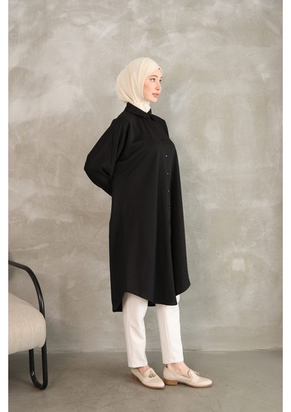 Yarasa Kol Tunik-Siyah