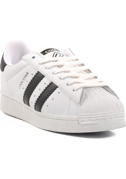 Beyaz-Siyah Unisex Spor Ayakkabı Star Z