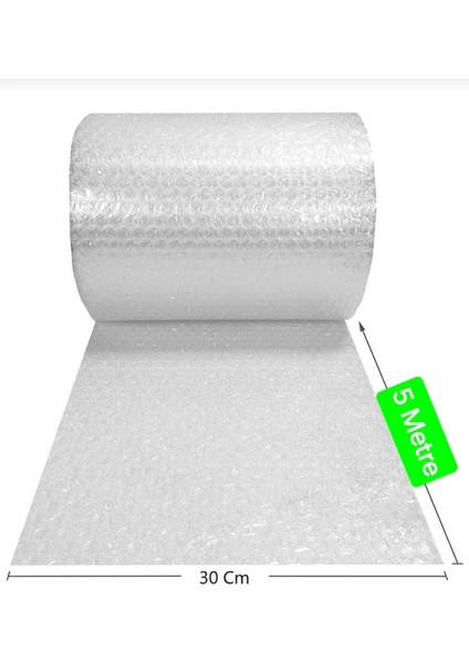 Balonlu Ambalaj Naylonu Pat Pat Havalı Naylon Balonlu Naylon 30 cm x 5 Metre Pıtpıt