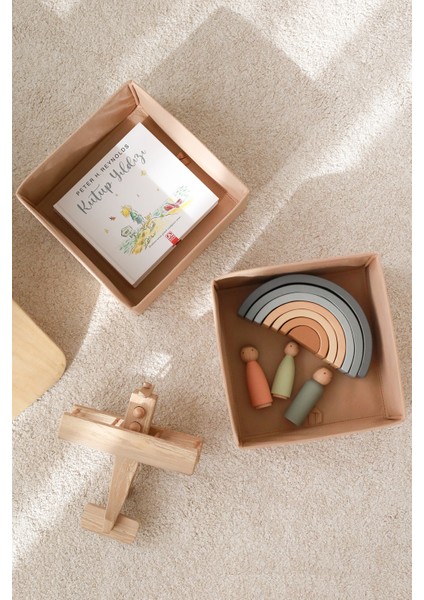 6'lı Bej Çekmece Içi Düzenleyici Organizer Set