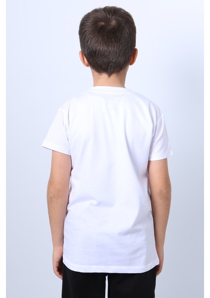 Erkek Çocuk Tişört Stay Cool Baskılı Bisiklet Yaka F18 modelleri