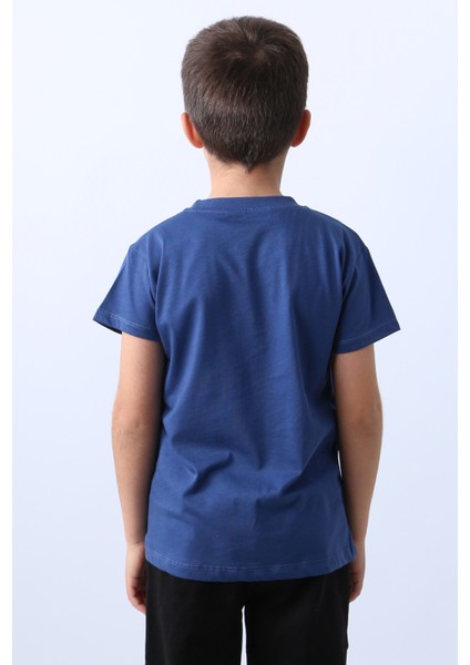 Erkek Çocuk Tişört Stay Cool Baskılı Bisiklet Yaka F18 modelleri