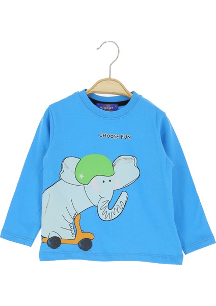 Erkek Çocuk Sweatshirt Fil