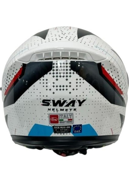Çene Açılır Kask Sw 917 Fusion Beyaz Siyah fırsatları