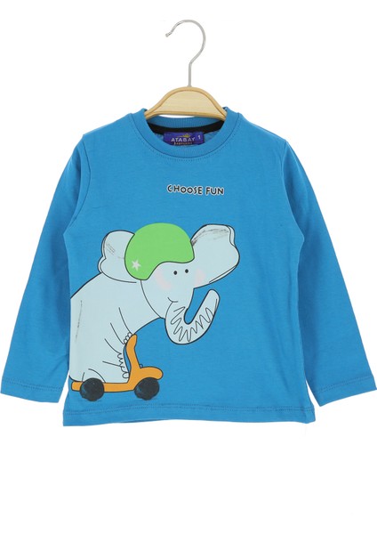 Erkek Çocuk Sweatshirt Fil