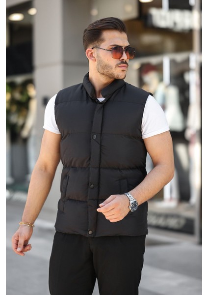Yeni Sezon Erkek Çıtçıtlı & Fermuarlı Şişme Yelek