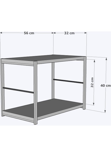 Mutfak Tezgah Üstü Metal Raflı Mikrodalga Fırın Standı Çay Kahve Makina Standı Kavanozluk fırsatları